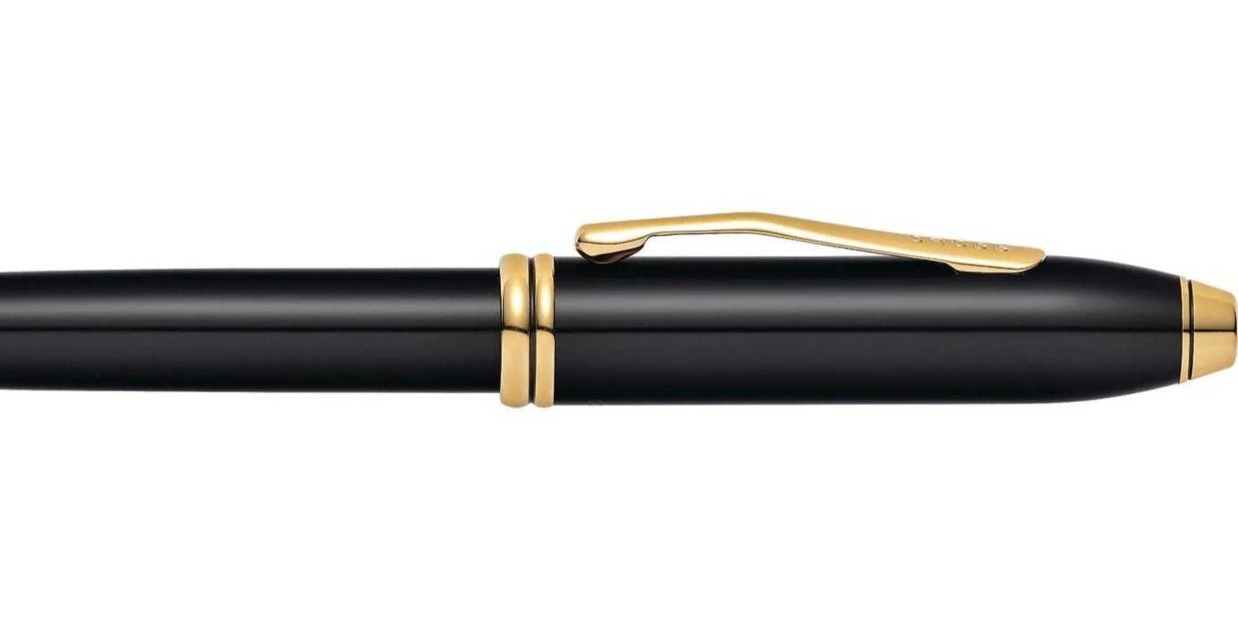 Townsend® Classic Black Lacquer Ballpoint Pen - Image 3