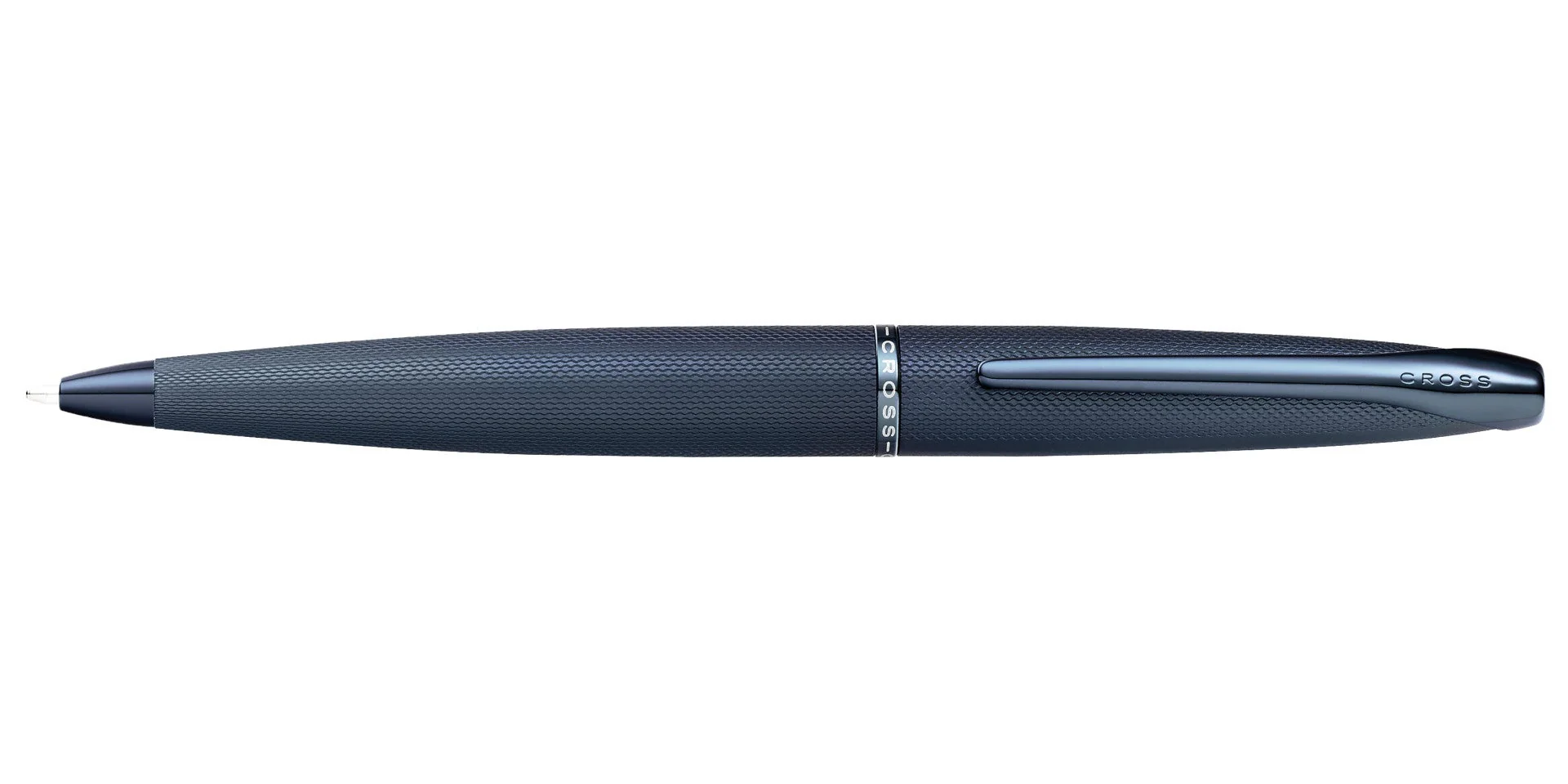 ATX® Sandblasted Dark Blue Ballpoint Pen - Image 3