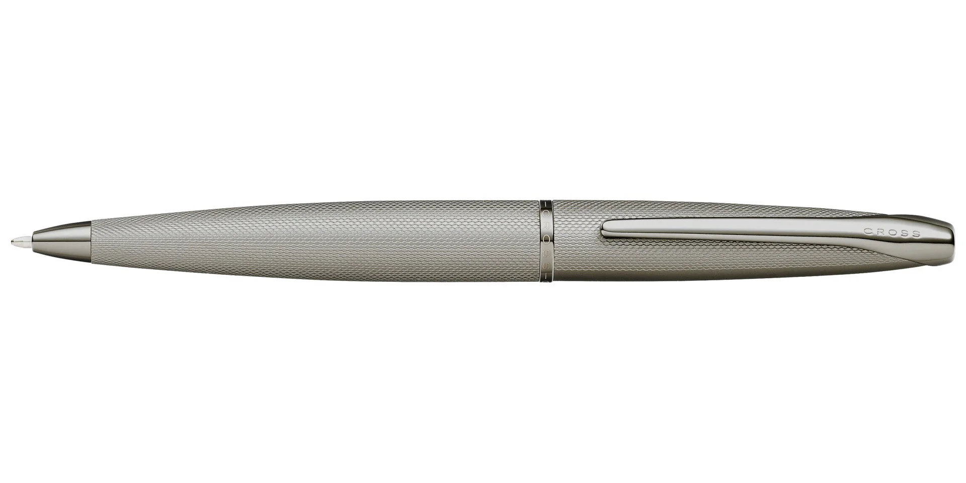 ATX® Sandblasted Titanium Gray Ballpoint Pen - Image 3