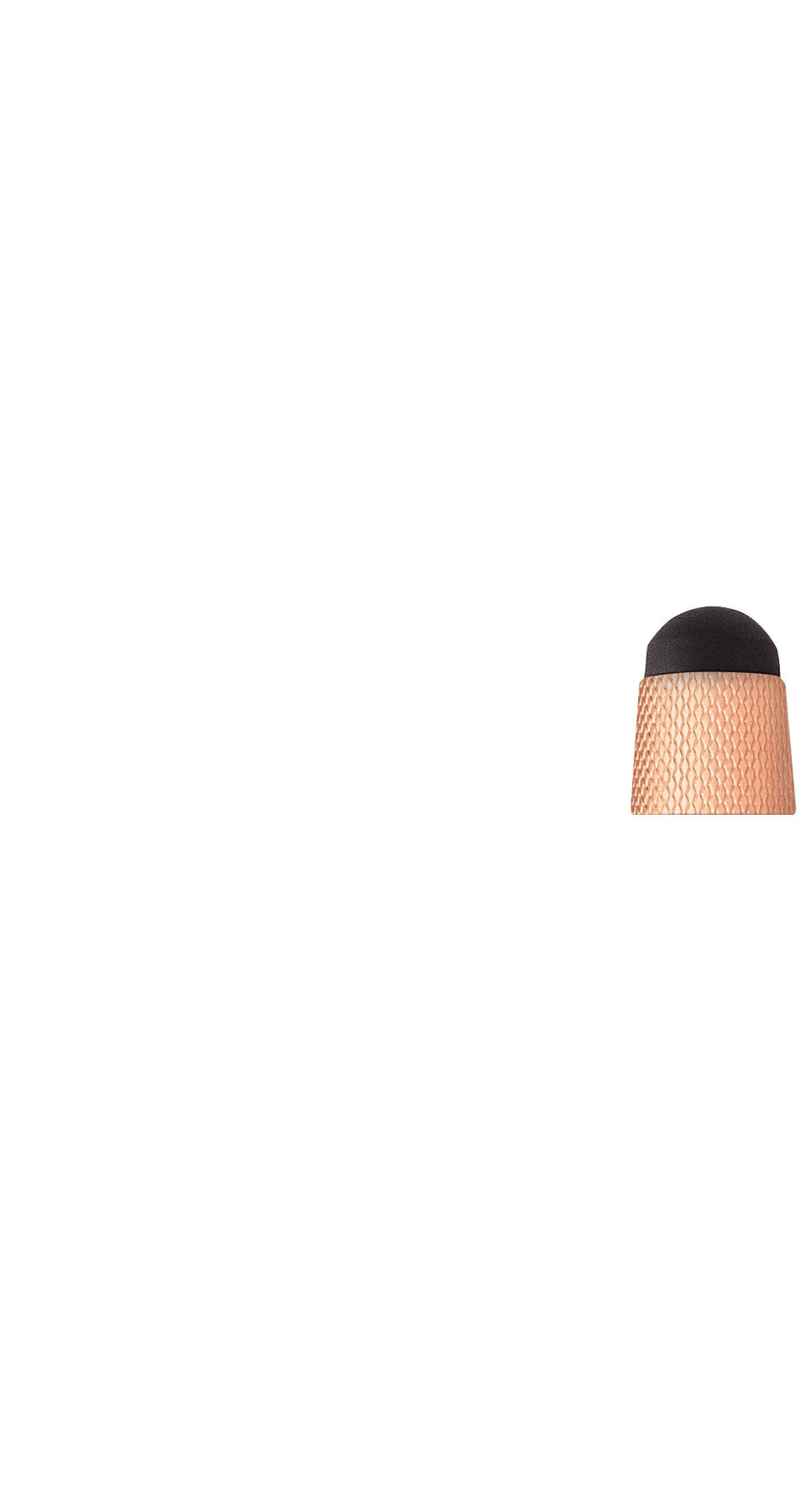 Tech3+™ Stylus Top Accessory - Brushed Rose-Gold PVD - Image 3