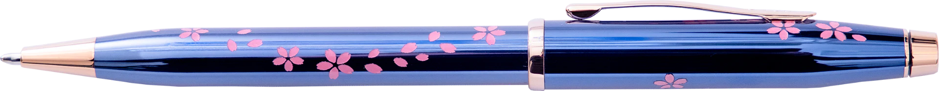 Century® II Cherry Blossom Translucent Blue Lacquer Ballpoint Pen - Image 4