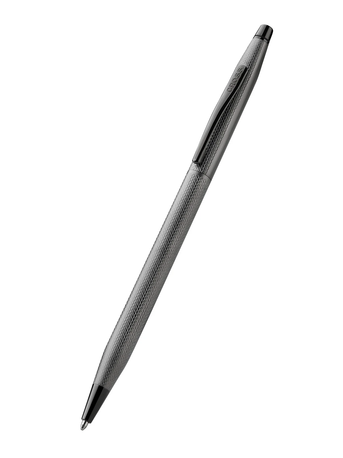 Classic Century® Slate Gray Engraved Diamond Pattern Ballpoint Pen - Image 4