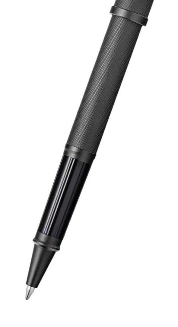 Century® II Black PVD Micro-knurl Rollerball Pen - Image 2