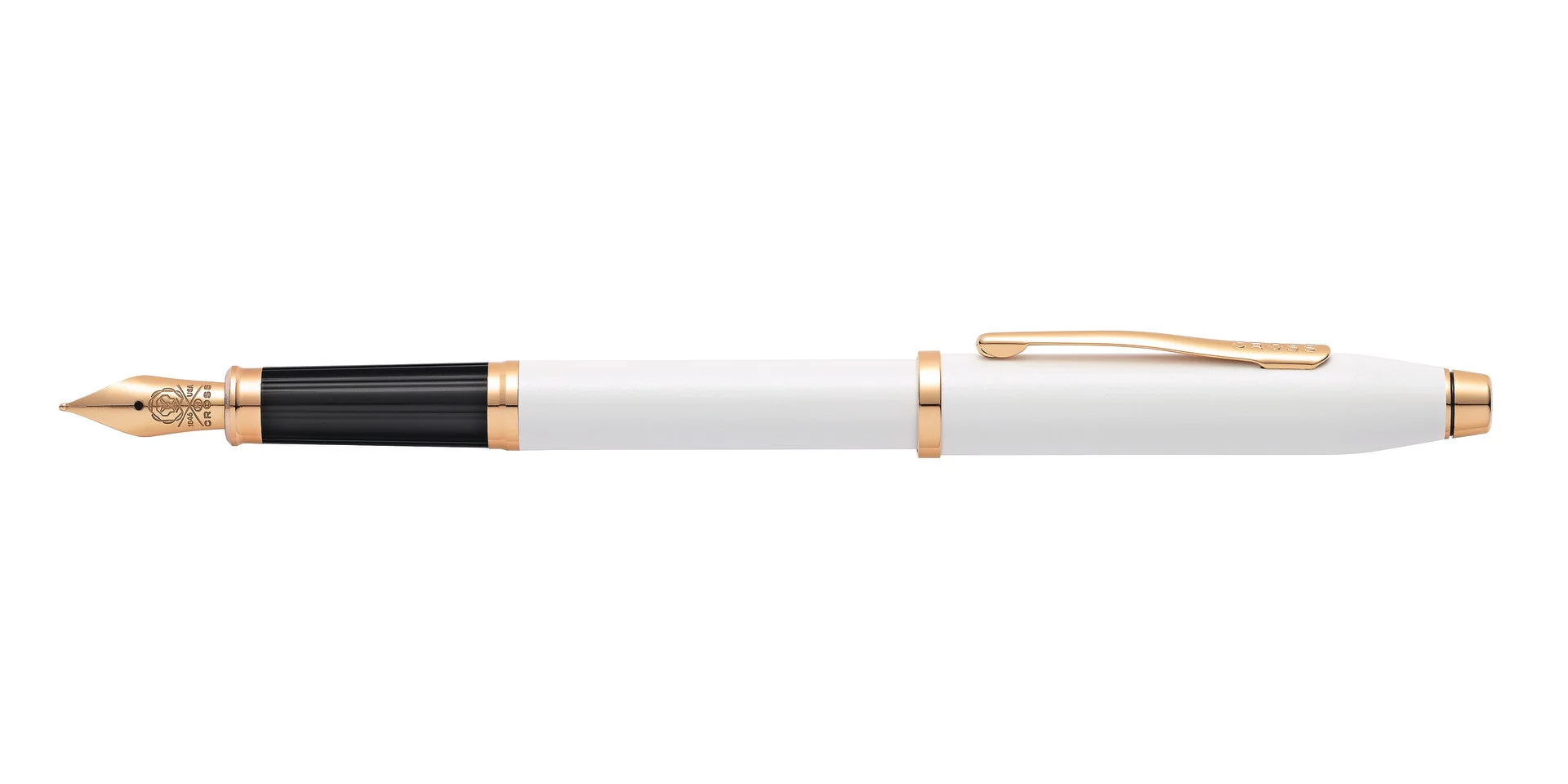 Century® II Pearlescent White Lacquer Fine Nib Fountain Pen - Image 4