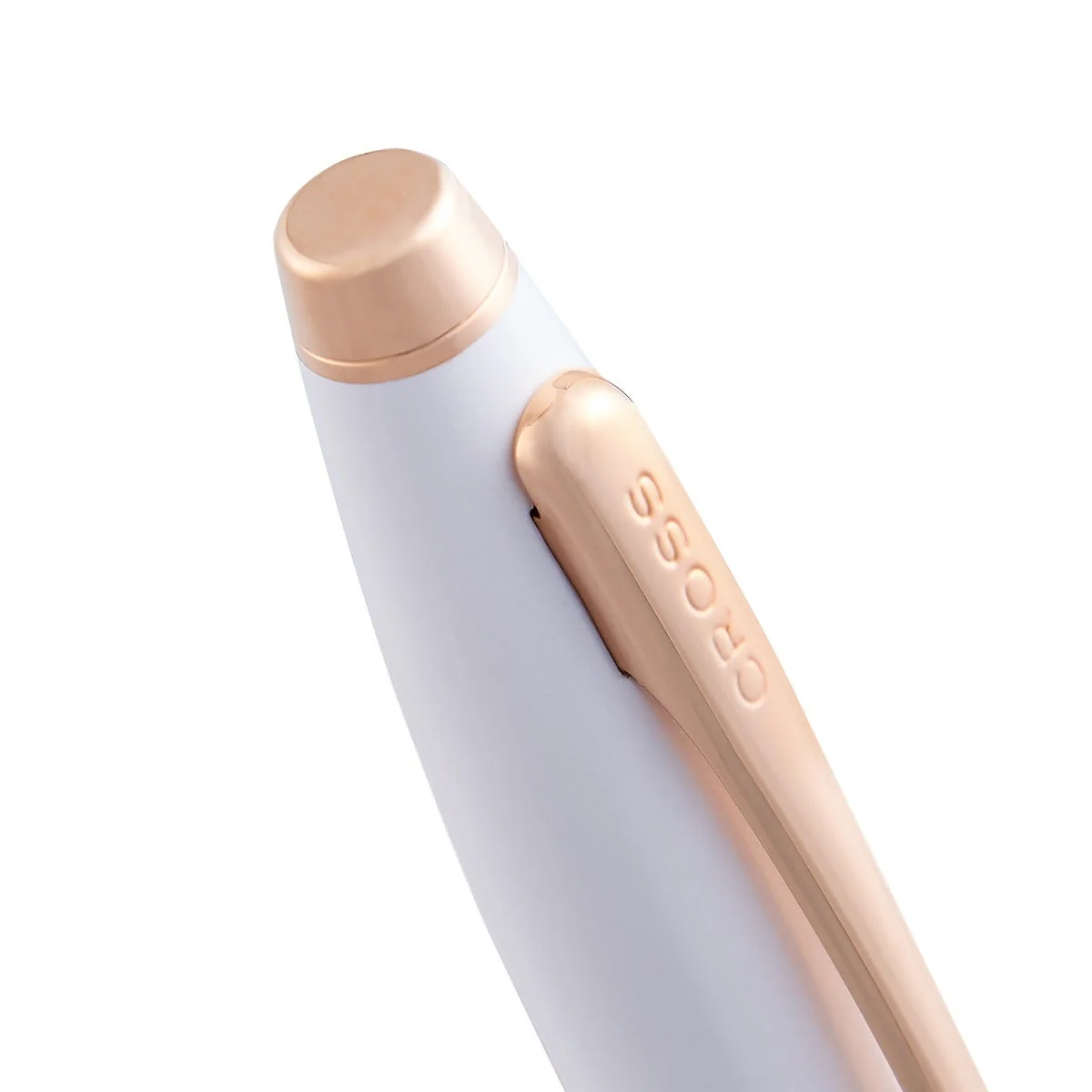 Calais™ Pearlescent White Lacquer Ballpoint Pen - Image 4
