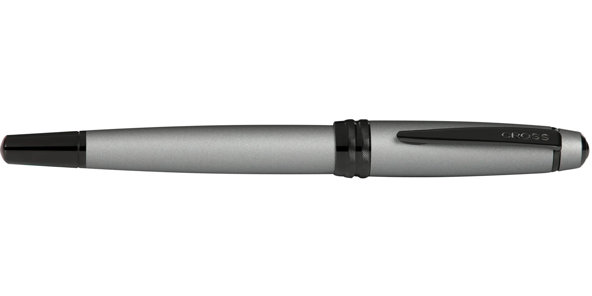 Bailey™ Matte Gray Lacquer Stainless Steel Medium Nib Fountain Pen - Image 6