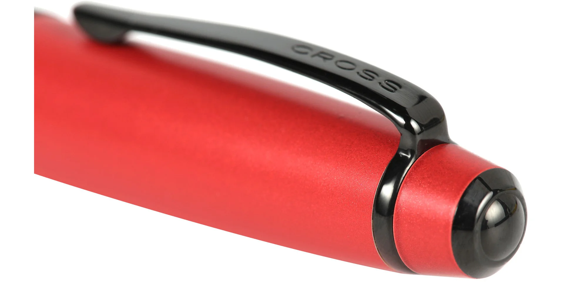 Bailey™ Matte Red Lacquer Stainless Steel Fine Nib Fountain Pen - Image 3