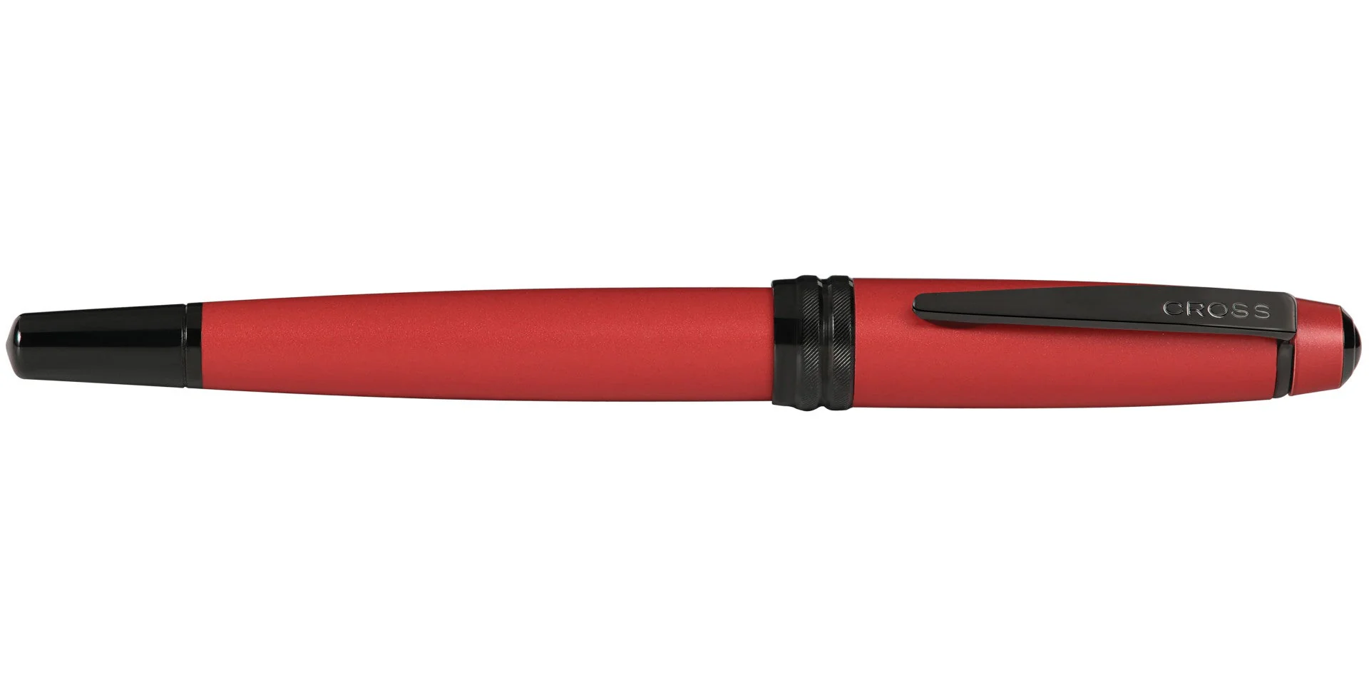 Bailey™ Matte Red Lacquer Stainless Steel Fine Nib Fountain Pen - Image 7