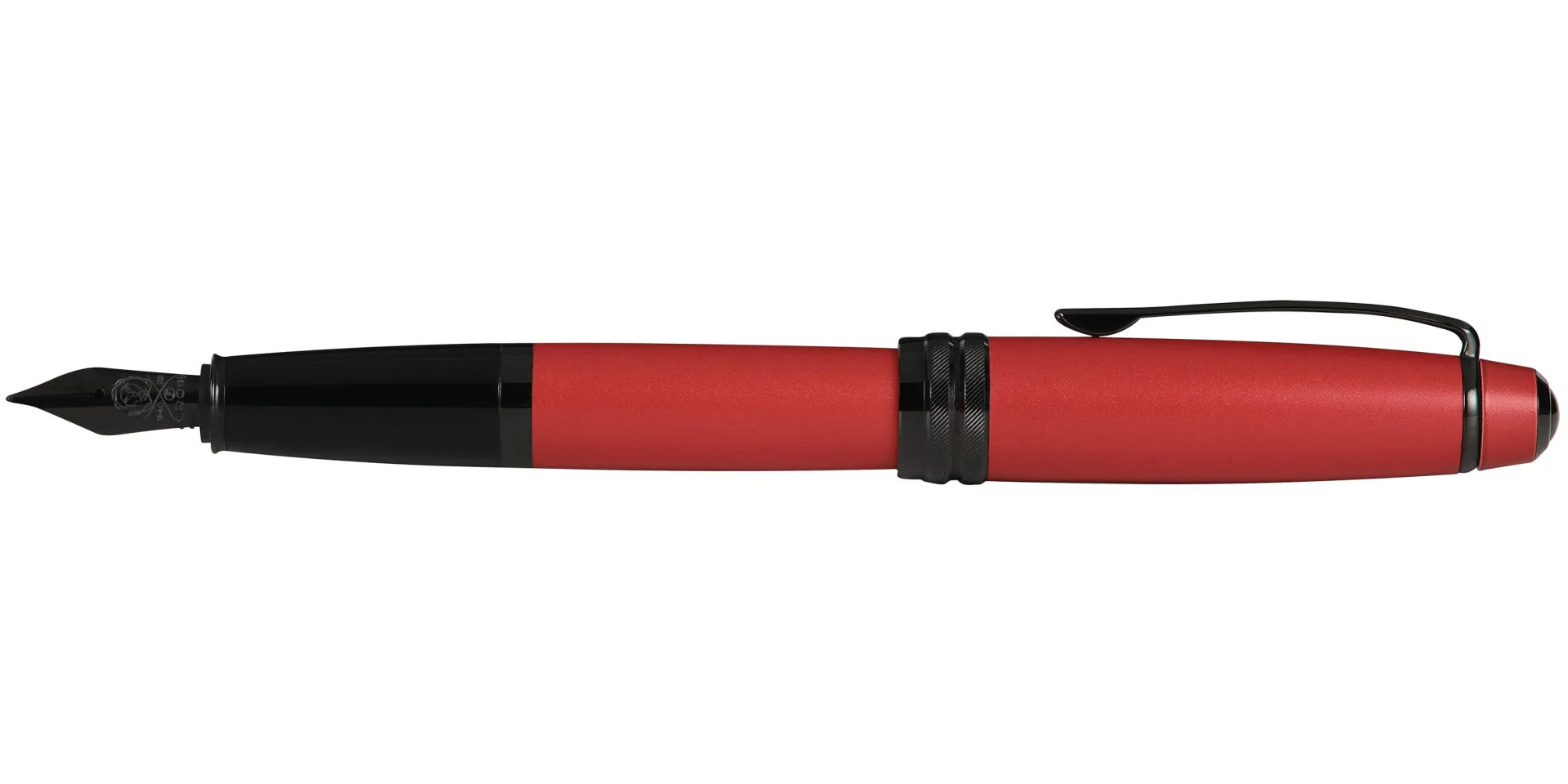 Bailey™ Matte Gray Lacquer Stainless Steel Extra-Fine Nib Fountain Pen - Image 4