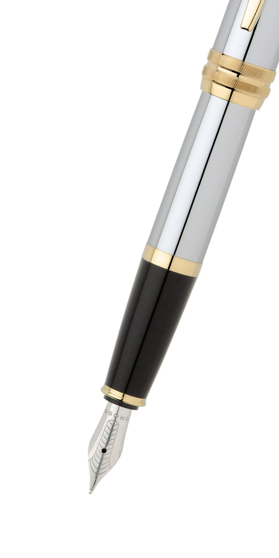 Bailey™ Medalist® Stainless Steel Medium Nib Fountain Pen - Image 2