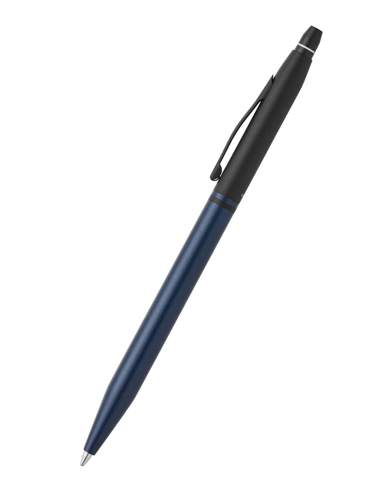 Click™ Tuxedo Satin Metallic Blue Ballpoint Pen - Image 4