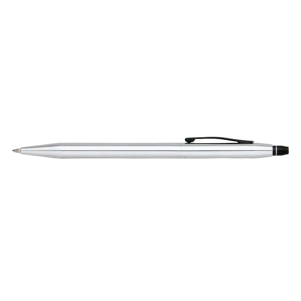 Click™ Chrome with Black Appointments Selectip® Rollerball Pen - Image 4
