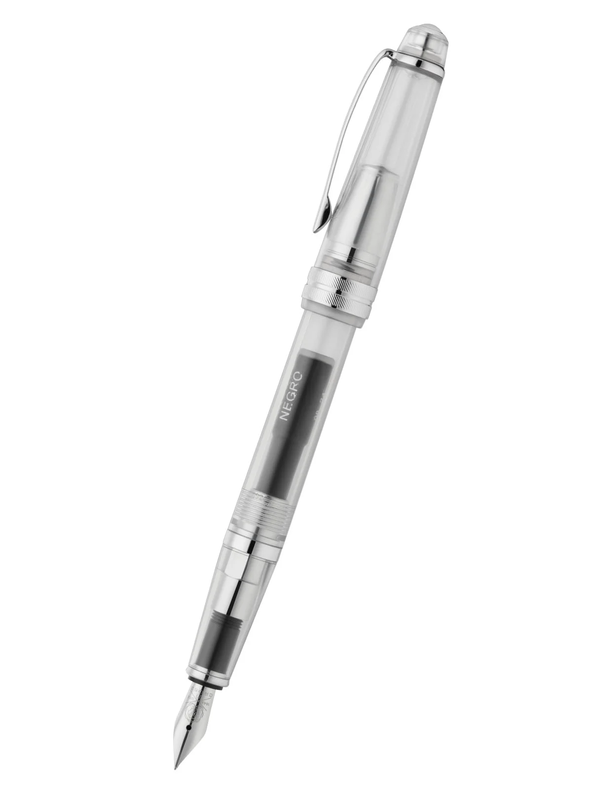 Bailey Light™ Translucent Clear Resin Extra-Fine Nib Fountain Pen - Image 2