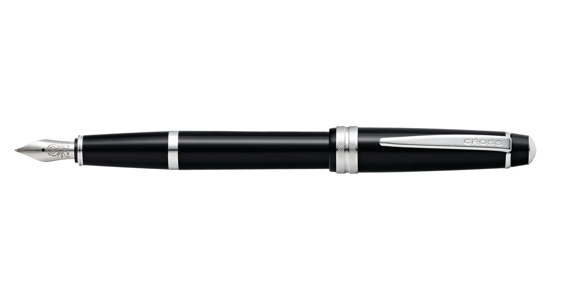 Bailey Light™ Polished Black Resin Fine Nib Fountain Pen - Image 3