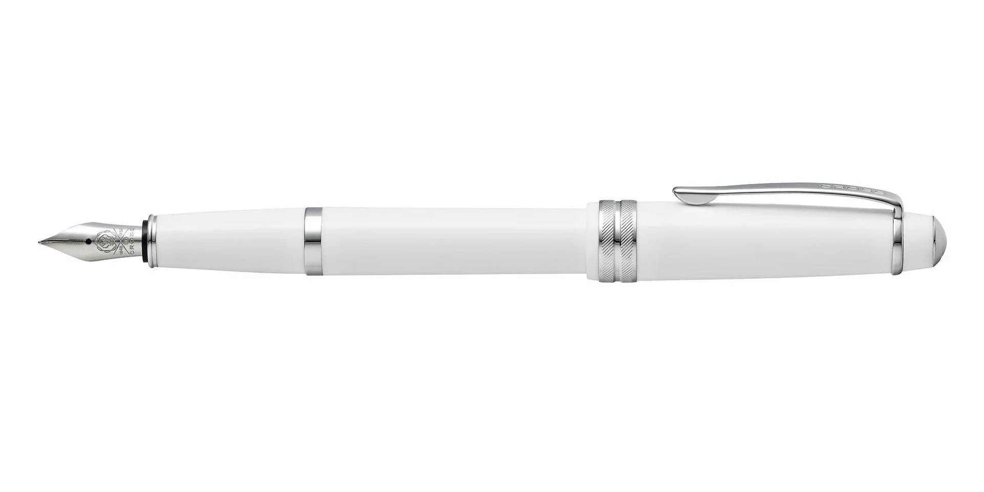 Bailey Light™ Polished White Resin Fine Nib Fountain Pen - Image 4