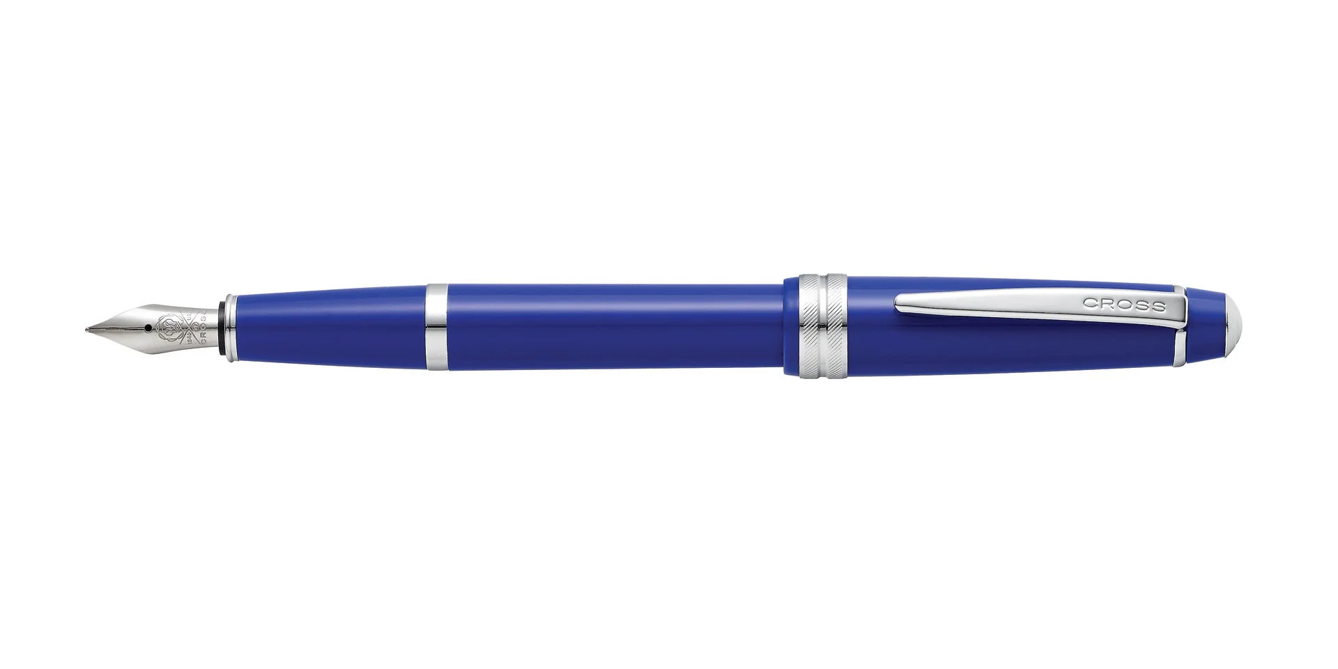 Bailey Light™ Polished Blue Resin Fine Nib Fountain Pen - Image 3
