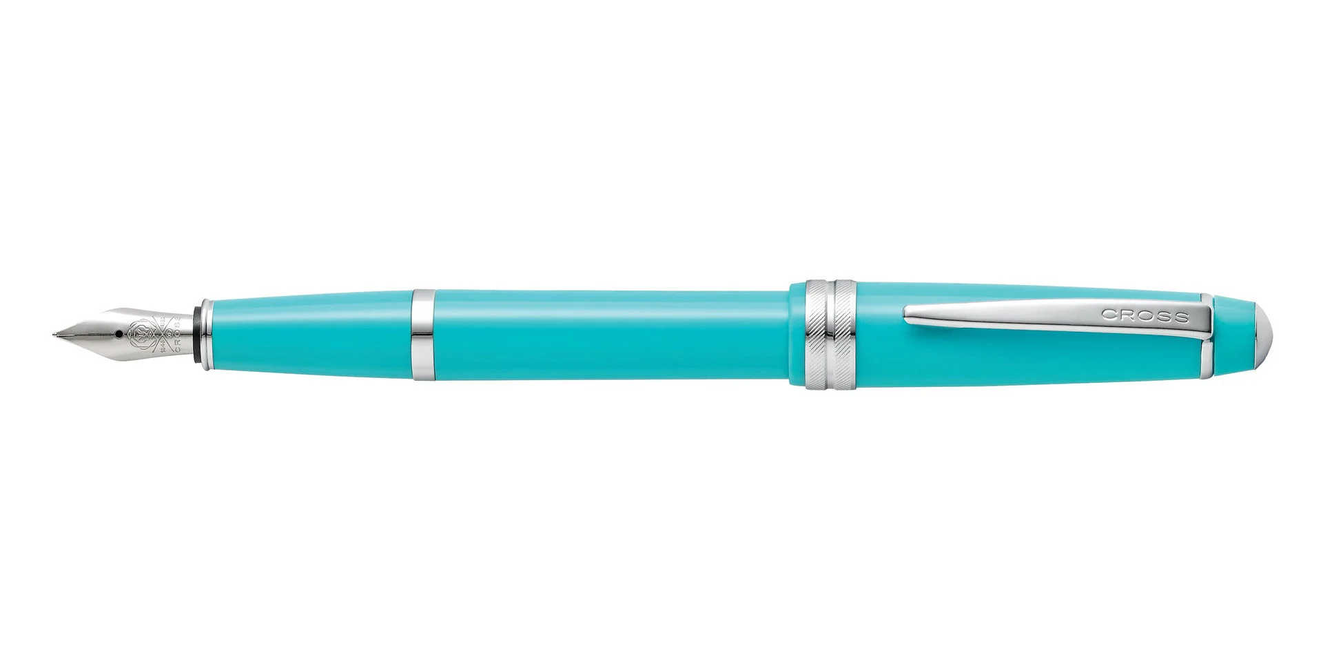 Bailey Light™ Polished Teal Resin Extra Fine Nib Fountain Pen - Image 3
