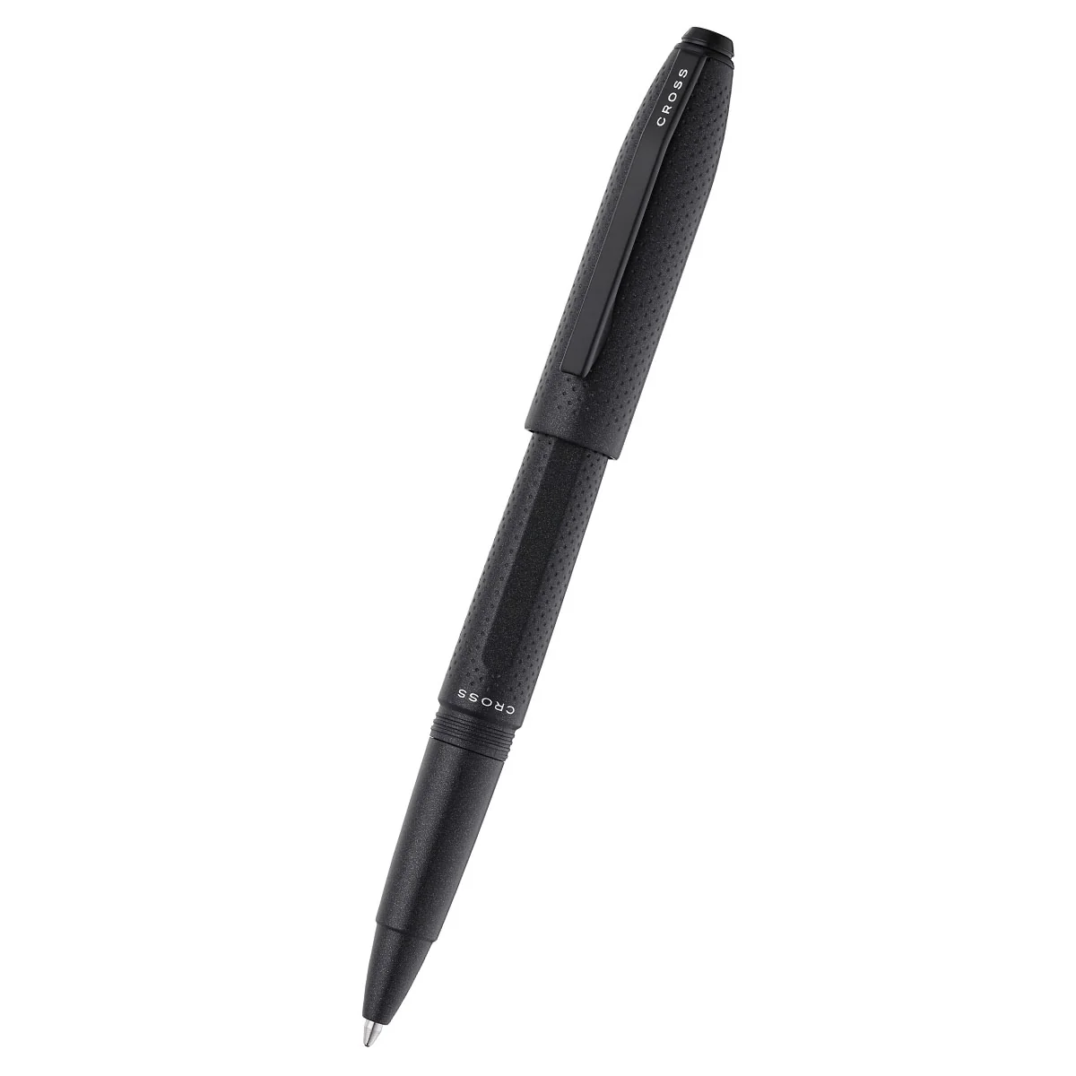Prism Obsidian Black Resin with Polished Black Appointments Rollerball Pen - Image 3