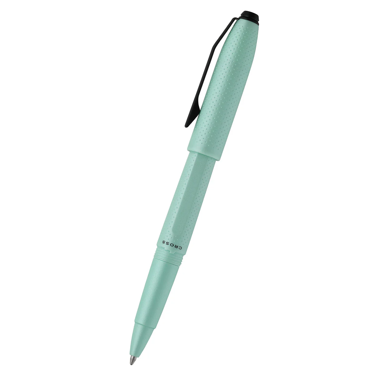 Prism Seafoam Resin with Polished Black Appointments Jumbo Ballpoint Pen - Image 2