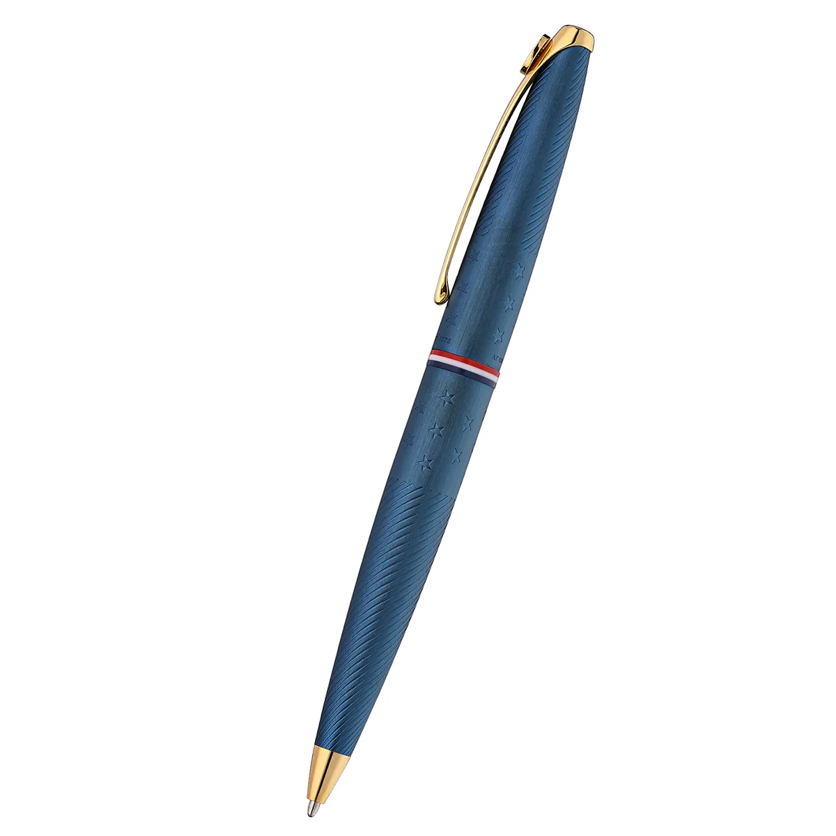ATX® Americana Blue PVD with Gold-Tone PVD Appointments Ballpoint Pen - Image 9