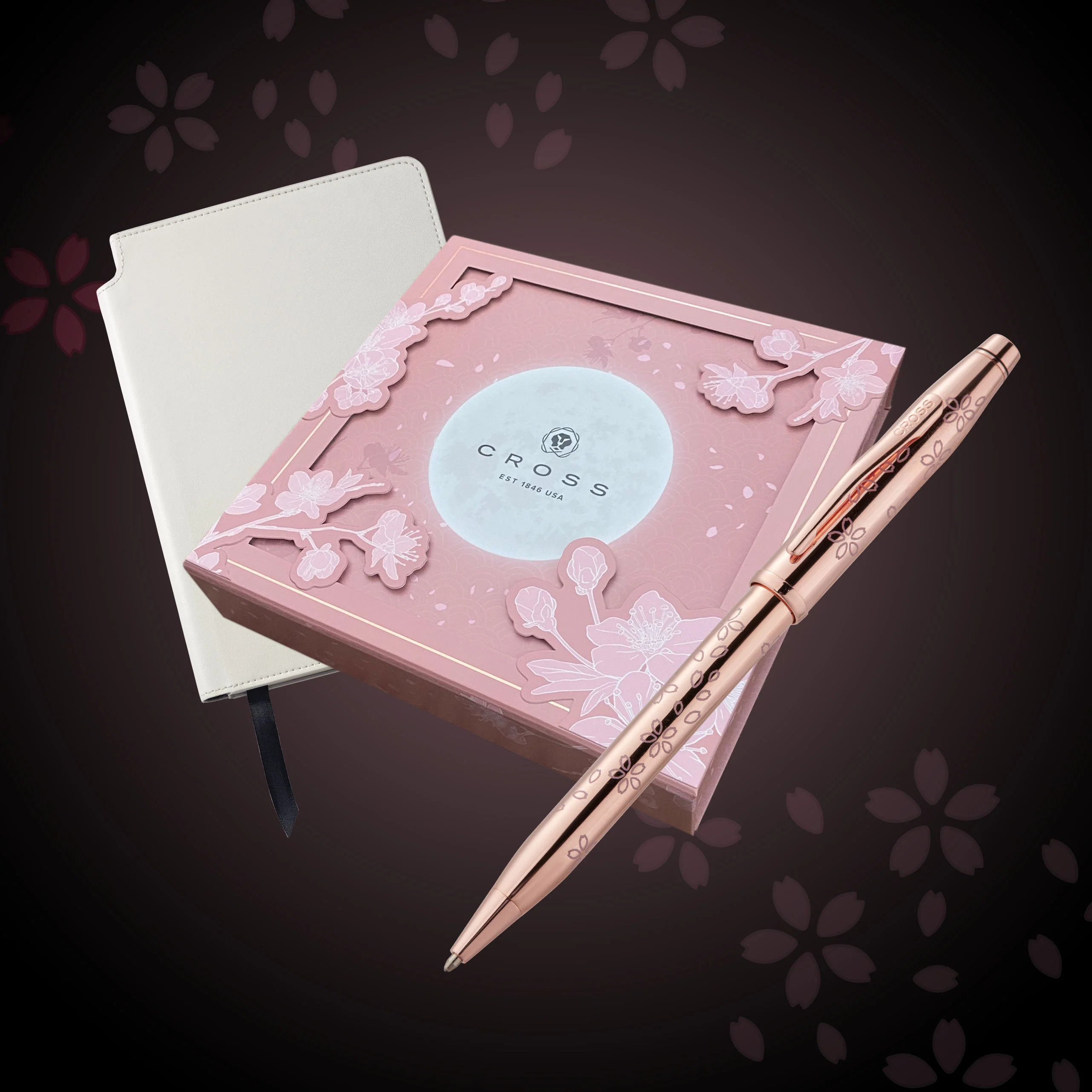 Century® II Cherry Blossom Rose Gold Gift Box - Image 6