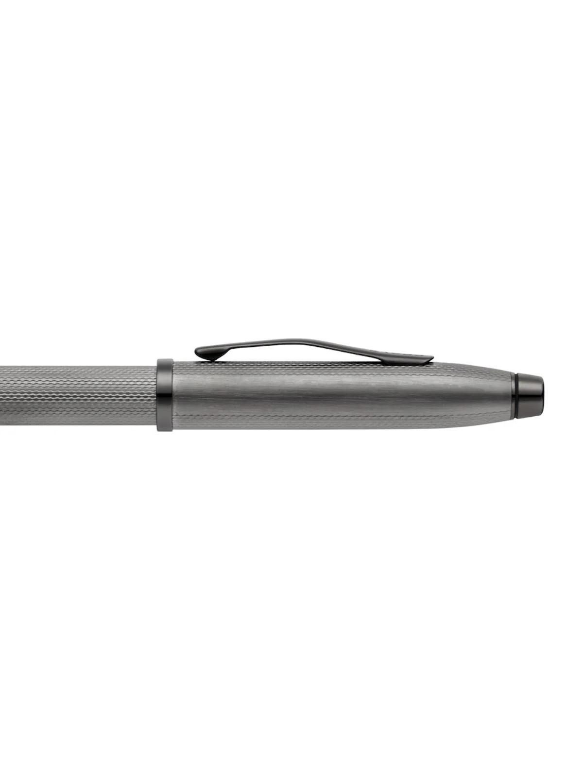 Century® II Polished Slate Gray Engraved Diamond Pattern Selectip Rollerball Pen - Image 4
