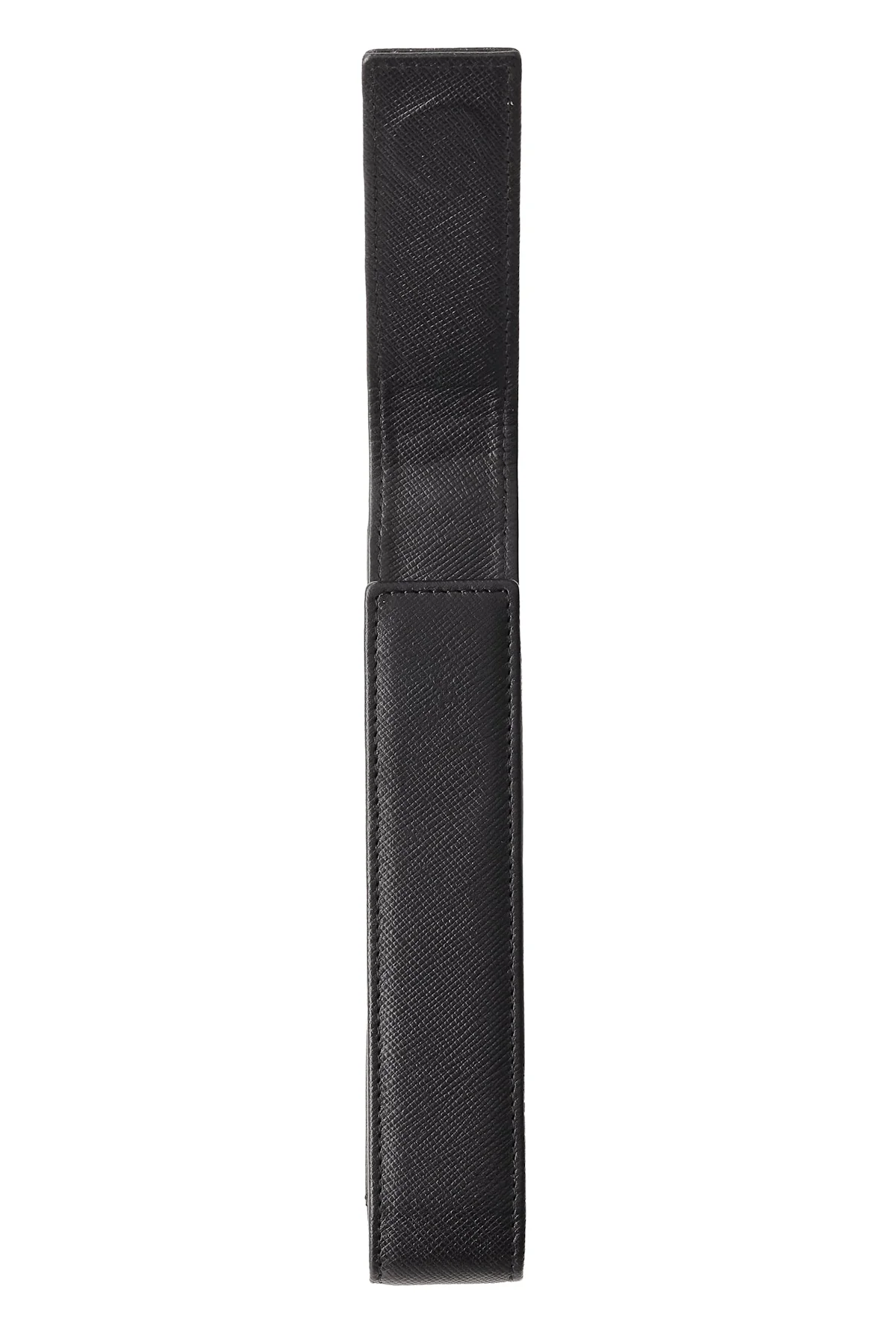 Classic Black Leather Magnetic Single Pen Case - Image 3