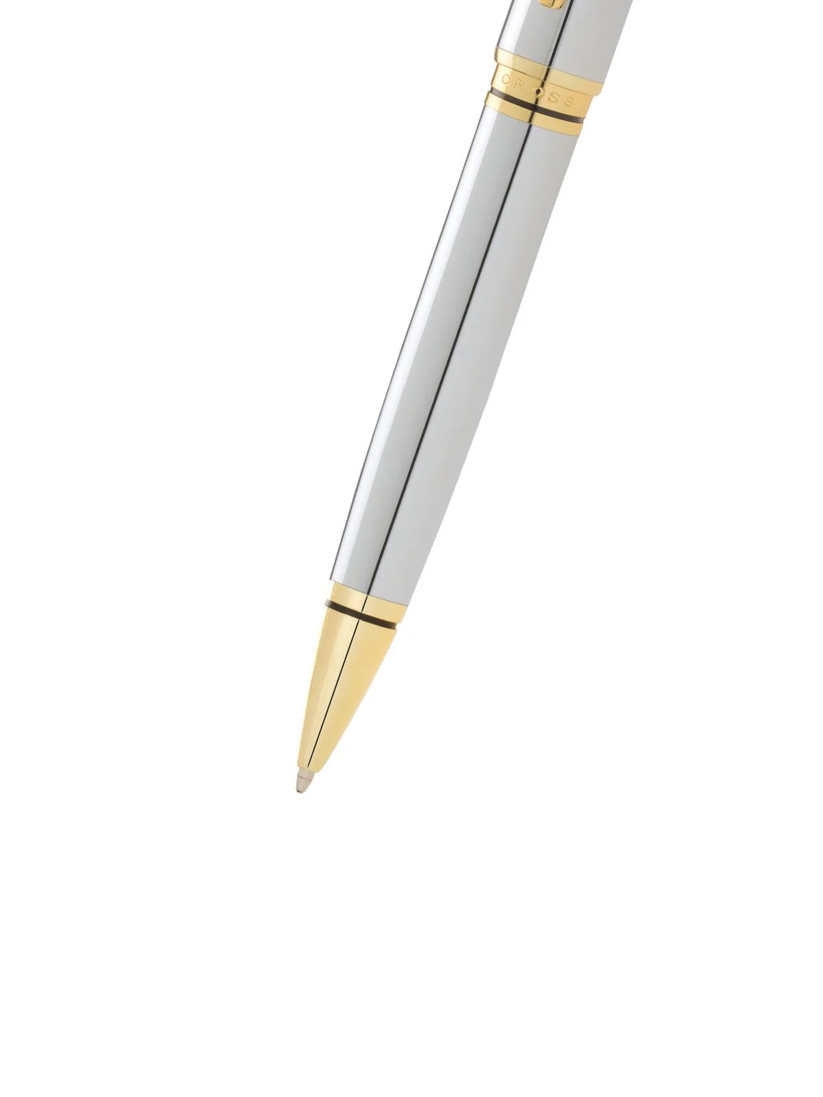 Coventry Polished Chrome with Gold-Tone Ballpoint Pen - Image 2
