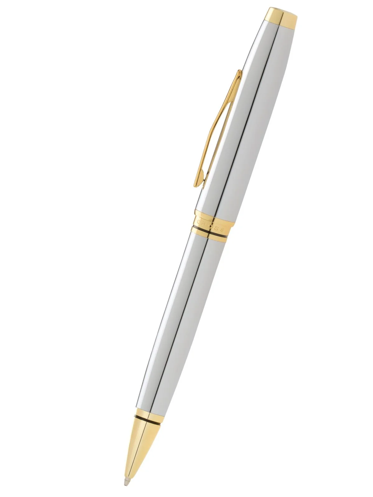 Coventry Polished Chrome with Gold-Tone Ballpoint Pen - Image 3