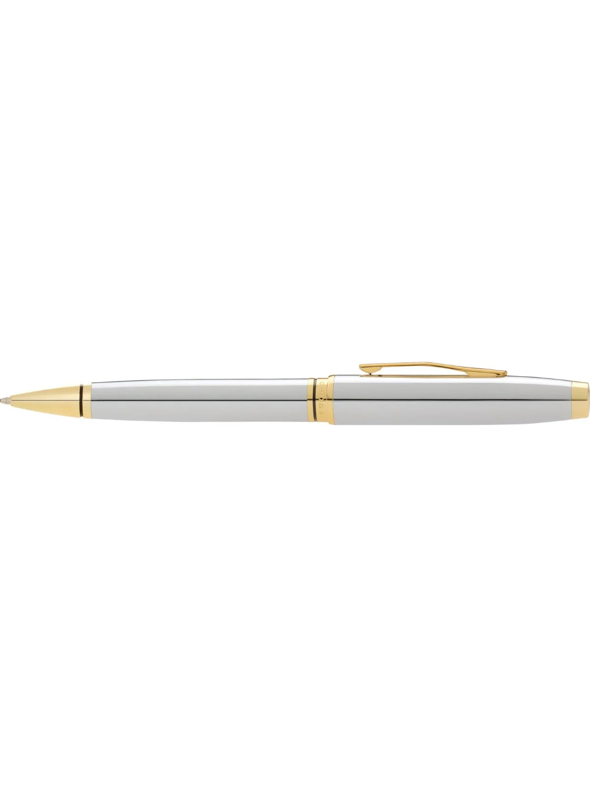Coventry Polished Chrome with Gold-Tone Ballpoint Pen - Image 4