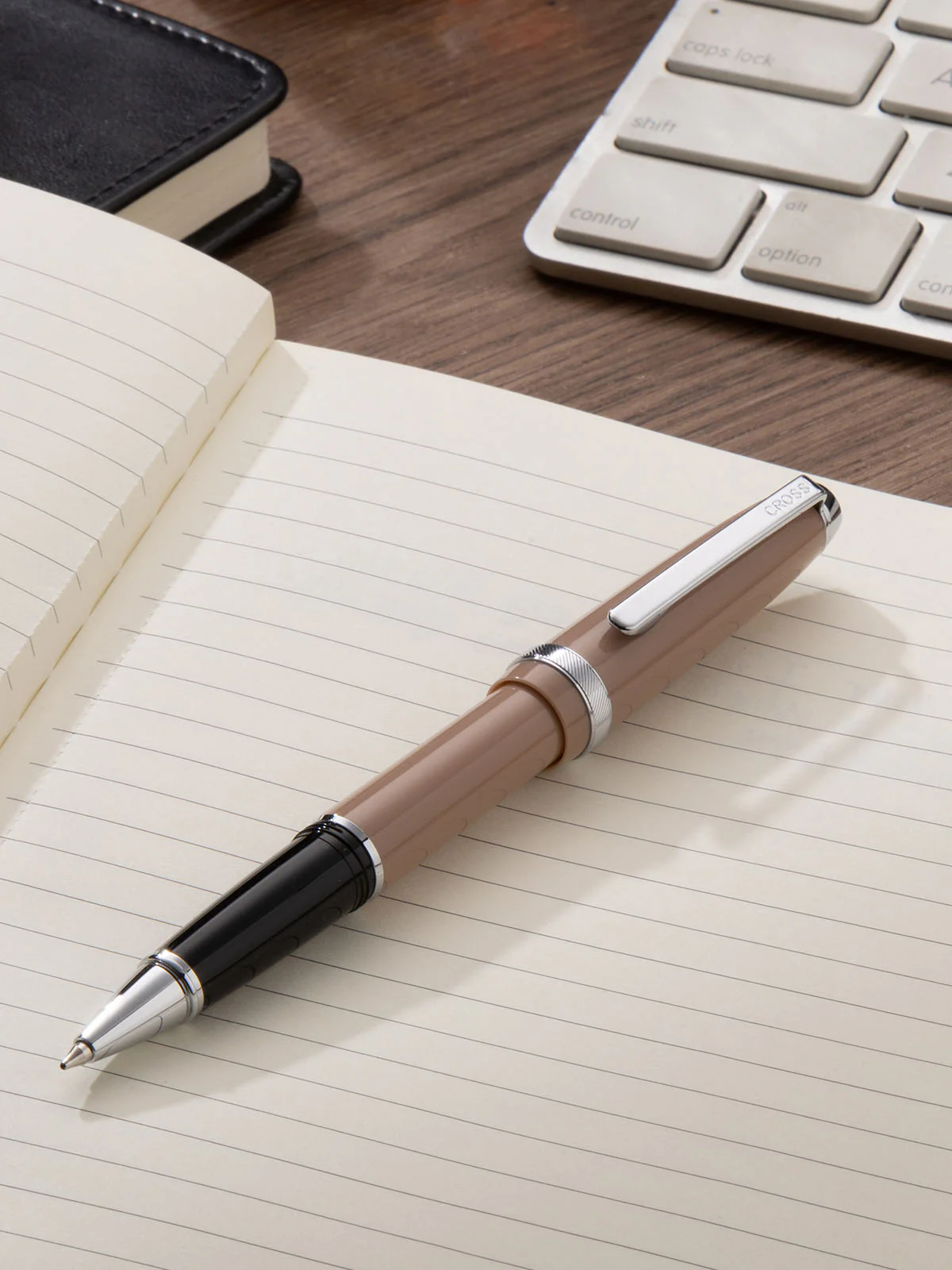 Lume Mocha with Polished Chrome Appointments Ballpoint Pen - Image 4