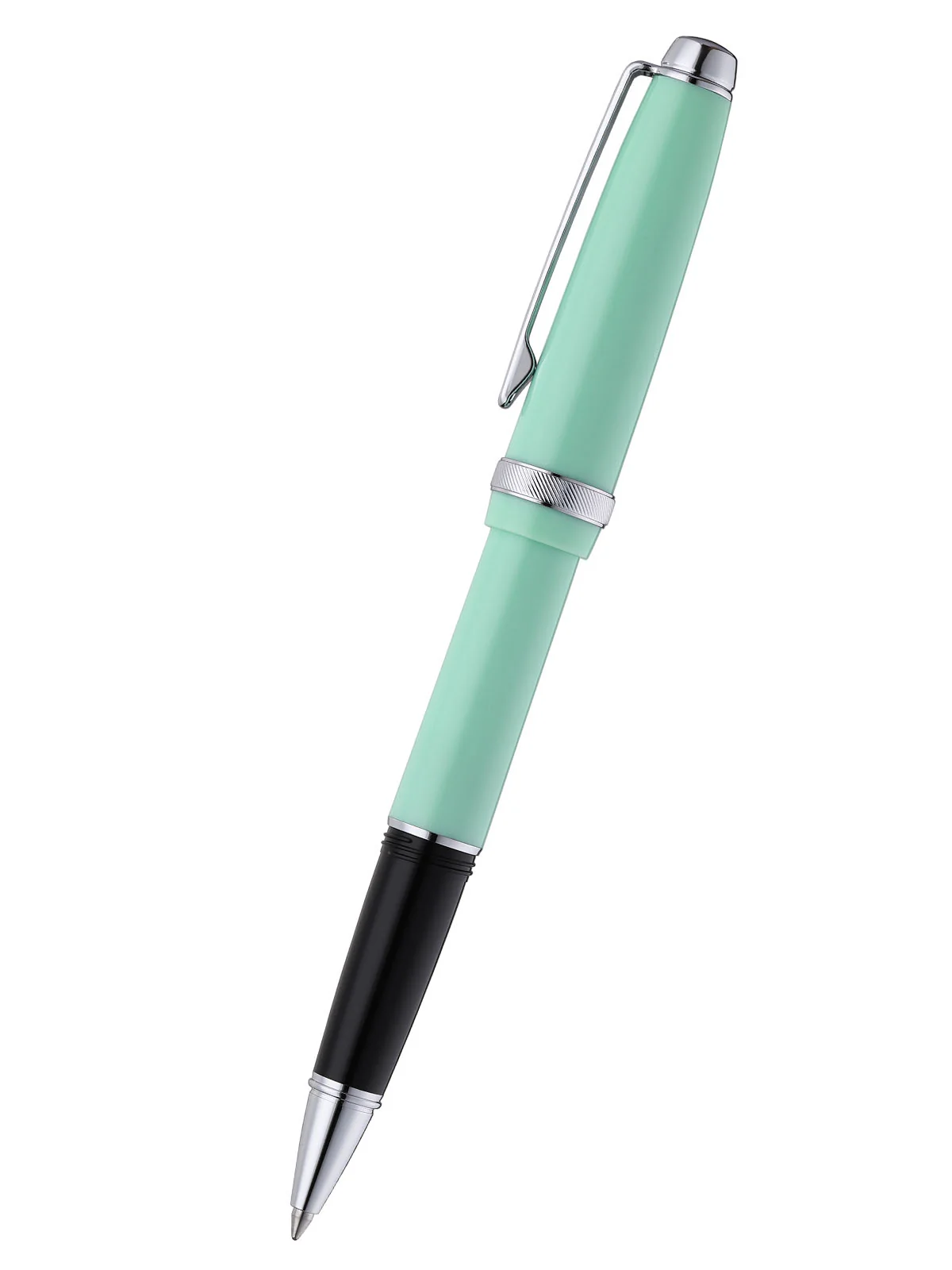 Lume Seafoam with Polished Chrome Appointments Rollerball Pen - Image 3