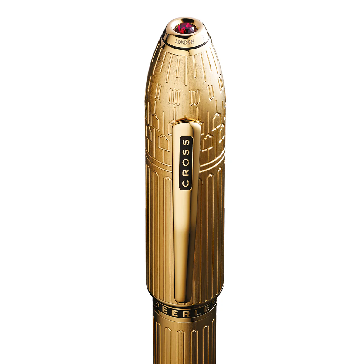 Peerless™ Citizen London 23KT Gold Plate with 23KT Gold-plated Appointments Ballpoint Pen - Image 2