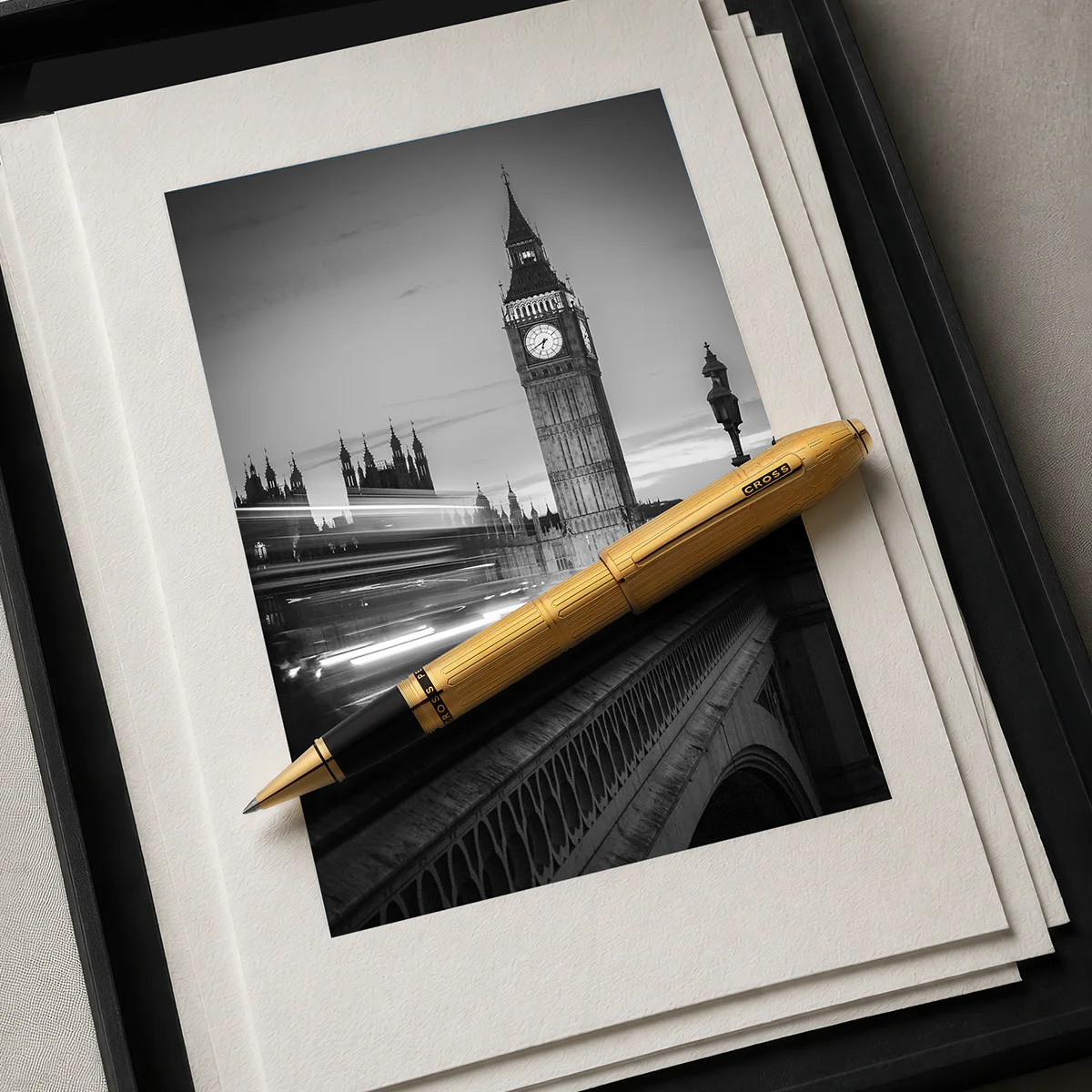 Peerless™ Citizen London 23KT Gold Plate with 23KT Gold-plated Appointments Selectip® Rollerball Pen - Image 8