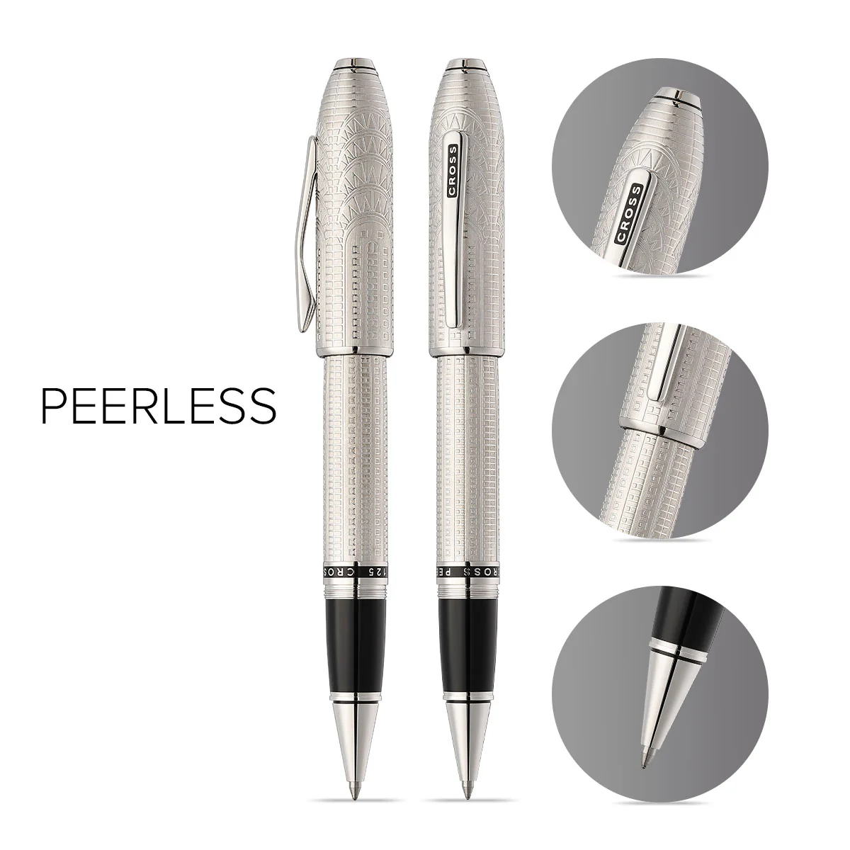 Peerless™ Citizen New York City Platinum-plated with Platinum-plated Appointments Selectip® Rollerball Pen - Image 3